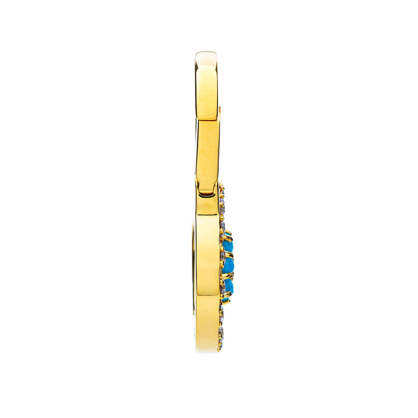 Gold & Turquoise Pendant