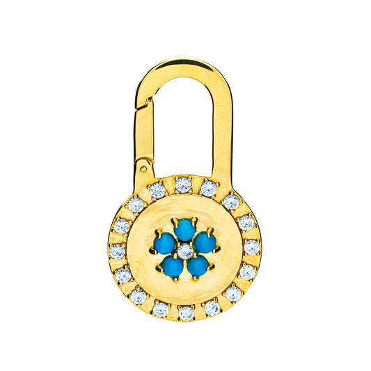 Gold & Turquoise Pendant